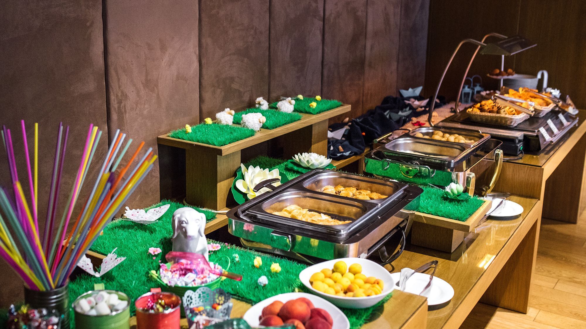 Alexander Beach Hotel & Spa Alexandrupoli Exteriér fotografie A buffet at a hotel
